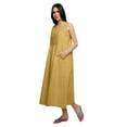 thumbnail image 2 of Moomaya Nuisette Unie Sans Manches pour Femmes, Soins Infirmiers, Vêtements de Nuit pour Femmes, 2 of 6