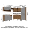 thumbnail image 3 of Cocina Integral Completa Modular Madesa Emilly 417cm, 3 of 10