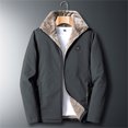 thumbnail image 2 of Men's Winter Coat Thick Warm Lamb Wool Padded Jacket Casual Outerwear for Cold Weather, 2 of 2