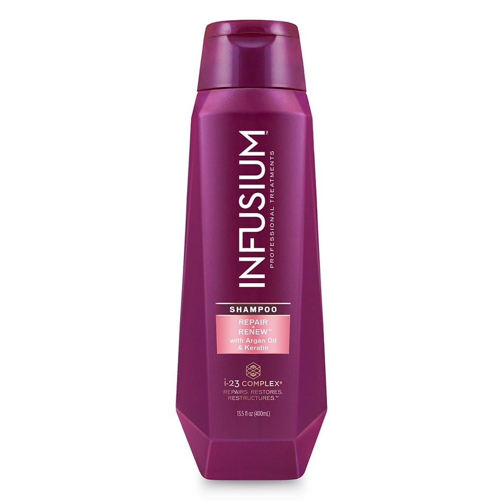 (3 pack) Infusium Professional Treatments Repairing Daily Shampoo with Argan Oil & Keratin, 13.5 fl oz