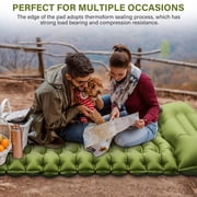 Camping Sleeping Pad, Ultralight Camping Mat with Pillow Built-in Foot Pump Inflatable Sleeping Pad for Camping Backpacking Hiking Traveling Tent