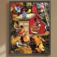 thumbnail image 1 of Cuadros Decorativos Pintura de diamante 5D DIY Kit de pájaro de taladro redondo completo decoración del hogar arte artesanal Wdftyju embutido en tela, 1 of 9