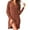 Rust Brown, variant on Avidlove Nightgowns for Women Long Sleeve Button Down Sleep Shirts Ribbed Knit Nightshirts Sleepwear