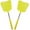 Yellow, variant on NAOJIE Fly Swatter,Fly Swatter for Indoors,Fly Swatter Manual,Plantain Retractable Fly Swatter Stainless Steel Non-Slip Handle Household Manual Fly Swatter-2pc-Black