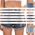 thumbnail image 3 of Shorts for Women High Waist Casual Juniors Denim Jeans Shorts, 3 of 6