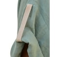 thumbnail image 4 of xiaxaixu Men Ethnic Robe with Pocket, Short Roll-up Sleeve Solid Color V-neck Kaftan, 4 of 8