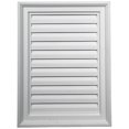 thumbnail image 1 of Ekena Millwork 18"W x 22"H Rectangle Urethane Gable Vent Louver, Non-Functional, 1 of 4