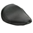 thumbnail image 3 of Black Skull Leather Solo Seat For Harley Honda Kawasaki Suzuki Yamaha Cruiser CB, 3 of 5