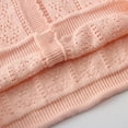 thumbnail image 6 of Bolero Girls Festive Cardigan Children Long Sleeve Jacket with Button Bolero Knitted Cardigans Coat Knitwear for Communion Dress Baptism Dress 1-7 Years, 6 of 7