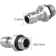 thumbnail image 3 of High Pressure Sprayer Nozzle Connectors, M14 Thread, 1/4 Quick Connector, Hose Connecting Parts, Snow Foam Bottle Connectors, 3 of 5
