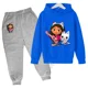 thumbnail image 3 of Sudadera con capucha de la casa de muñecas Gabbys para niños y niñas, conjunto de 2 piezas con capucha y pantalones Mirabel, bonito disfraz para niños, chándales para niños, 3 of 4