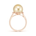 thumbnail image 2 of ANGARA Golden South Sea Cultured Pearl and Diamond Bypass Ring in 14K Rose Gold for Women | June Birthstone, Birthday, Anniversary, Jewelry Gift for Women | Pearl Ring, 2 of 8