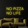 thumbnail image 4 of Glowneon No Pizza No Life Neon Sign, Pizza Led Sign, Restaurant Sign, Pizza Decor Store, 4 of 5