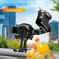 thumbnail image 5 of CxhicLuv Car Phone Mount, Auto 360° Holder, Air Vent Clip & Suction Cup Universal, Vehicle Electronics Accessories, Stable Navigation Viewing for Car Owners, Drivers, Black, 5 of 8