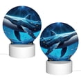 thumbnail image 2 of Balery Colorful Ocean Whale Pattern Acrylic Night Light Gift with 3 Color ModesTouch-Sensitive LED Lamp Perfect Gift for Mother's Day, Birthday, or Christmas, 2 of 9