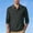 A_ Dark Gray, variant on Men's Long Sleeve Shirt Classic Fit Button Down Collared Lightweight Shirts Casual Solid Color Golf Tops Navy XXL