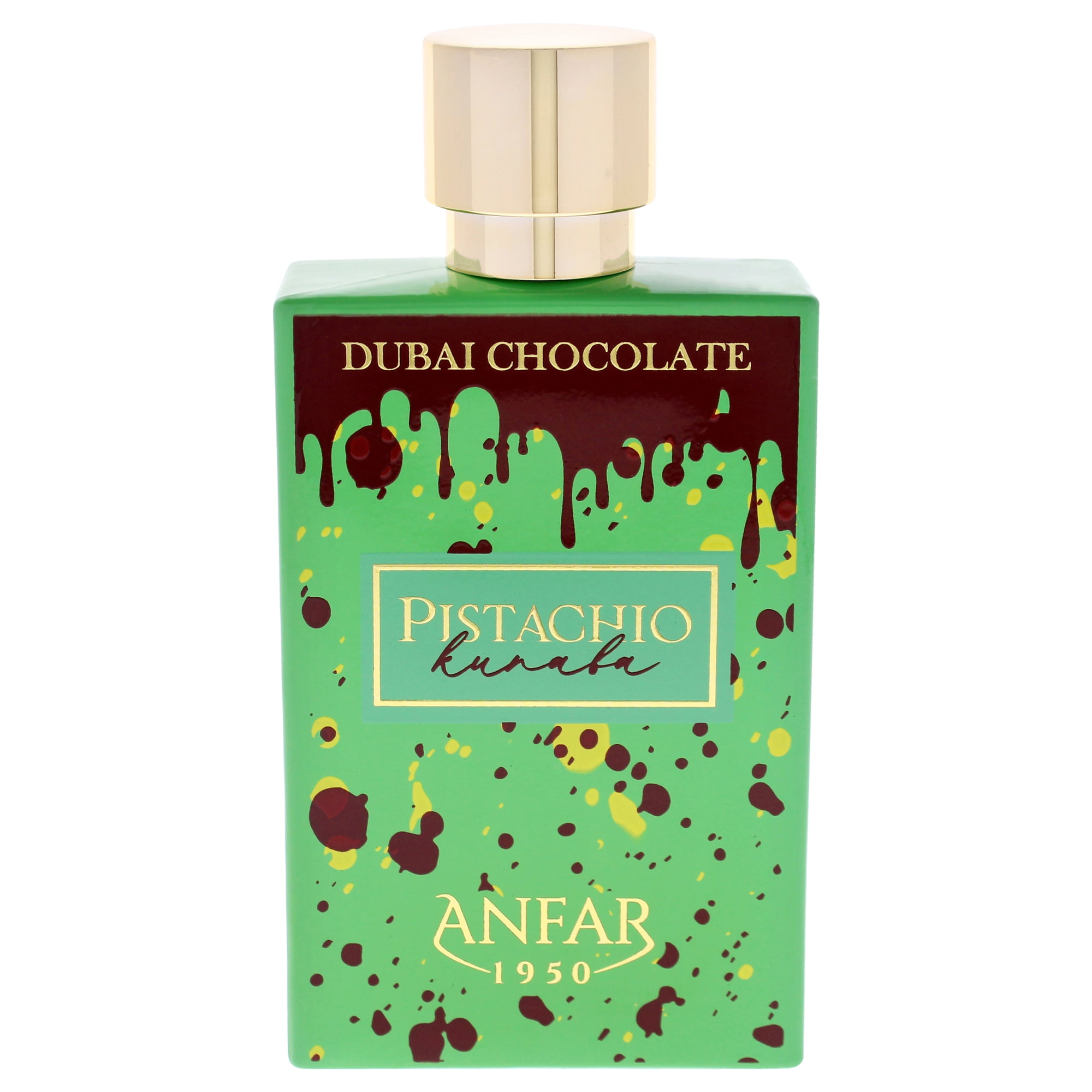 Anfar Dubai Chocolate - Pistachio Kunafa, Perfume for Women and Men, 2.7 oz