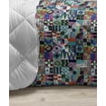 thumbnail image 3 of Mid Century Down Alternative Comforter, Mosaic of Various Shapes and Colors Modern Style Complex and Grid, Microfiber Quilt for All Season, 5 Sizes, Multicolor, by Ambesonne, 3 of 3