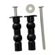 thumbnail image 5 of Juego de 2 tornillos y pernos para asiento de inodoro. Fácil instalación. Accesorios de alta fiabilidad. Doble bola brillante, 5 of 9