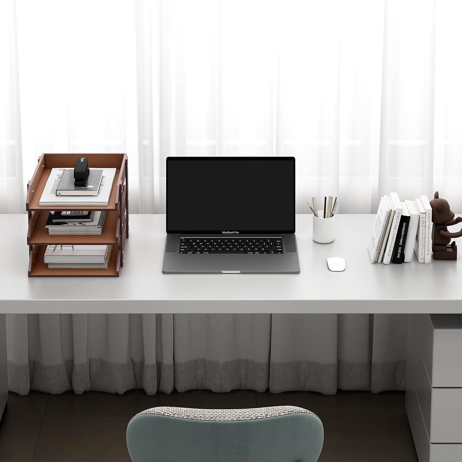 48 Sq. Ft. Wood Grain Floor Tiles Foam Mat EVA Interlocking Mats Tile 3/8-Inch Thick Flooring Wood Puzzle Exercise Mats w/Borders - Home Playroom Basement, Apartment, Trade Show, Baby, Dance