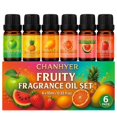 thumbnail image 1 of Set de aceites esenciales Chanhyer Fruity, 6 unidades, 10 ml, manzana verde, etc., 1 of 6