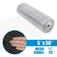 thumbnail image 4 of Fencer Wire Hardware Cloth, 23 Gauge with Mesh Size 1/4”, Hot-Dip Galvanized After Welding, Heavy Duty Welding Fencing for Cage Wire, Screen Doors, Tree Guards & Gutter Covers, Size Options Available, 4 of 9