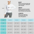 thumbnail image 6 of BALEAF Long Sleeve Sweat Shirts For Women Seamless Tight with Thumb Holes Running White L, 6 of 6
