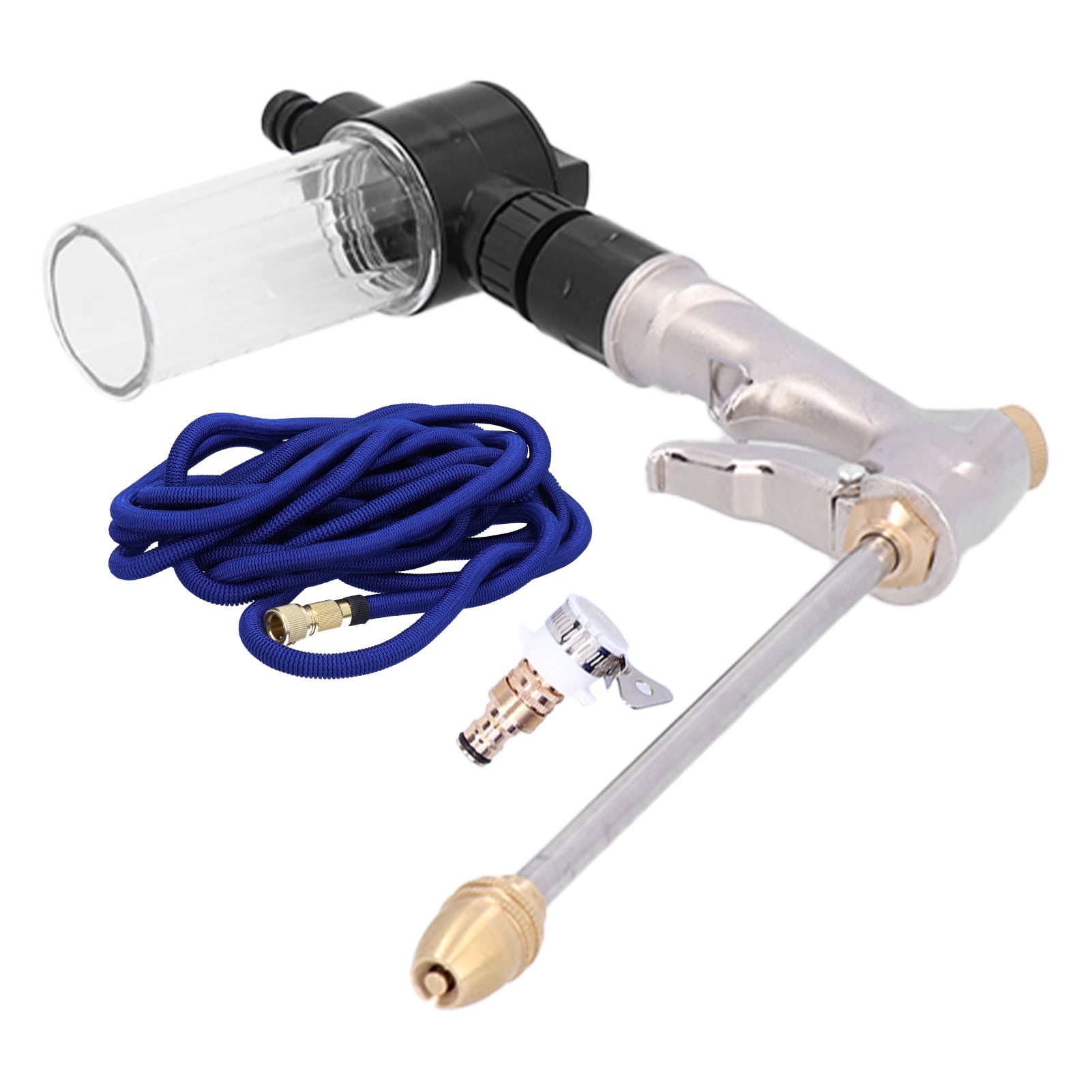 Hasaller Acoplador Giratorio Para Pistola De Agua A Presión – Junta De 360° Para Limpiar Esquinas, Accesorio De Conexión Rápida Con 5 Ángulos, Metal Dorado