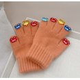 thumbnail image 1 of Guantes cálidos y cómodos para niños con cinco dedos pegatinas coche personalidad bebé guantes Otoño e Invierno niños y niñas Dedo de punto mano, 1 of 3