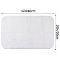 thumbnail image 6 of REGALWOVEN 100% Cotton Mat Rug, Plush Water Absorbent Luxury for Bathroom Vanity, Bathtub/Shower, Hotel White 20" x 32", 6 of 6