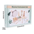 thumbnail image 4 of Wooden Musical Instrument Set for Early Educational Development and Sensory Exploration - Percussion and Vocal Music Toys for - Educational Music Toys for Creative Play and Learning, 4 of 8