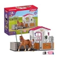 thumbnail image 1 of Set de juguetes Schleich Horse Club para lavar caballos con establo, 13 piezas, 1 of 7
