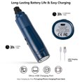 thumbnail image 6 of Luxmo Pet Dog Nail Grinders USB Charging Pet Nail Clippers for Dog Cat Paws Nail Grooming Trimmer Tools（Dark Blue), 6 of 8