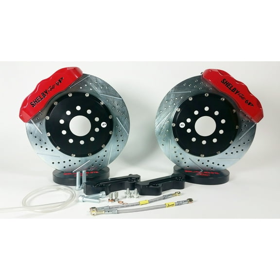 Baer Brakes 4261238R 14" Pro  Front Brake Kit - Red w/Shelby Logo
