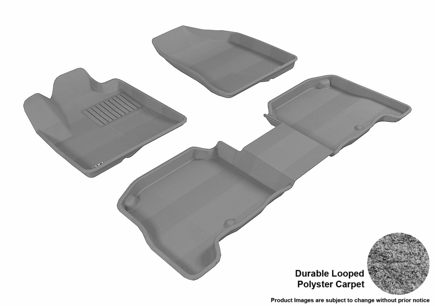 3D MAXpider 20072009 Hyundai Santa Fe Front & Second Row Set All