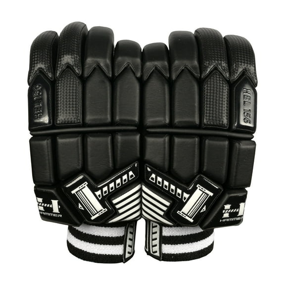 Hammer HEL 156 Batting Gloves - Black