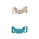 thumbnail image 1 of 2x Bolsos de hombro de lona para mujer, bolso de pecho, bolso de hombro para viajes, fiestas al aire libre Blanco azul, 1 of 9
