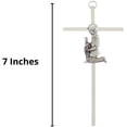 thumbnail image 3 of Jeweled Cross JC-1077-E First Communion Boy Cross, 3 of 5