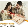 thumbnail image 6 of XZYG Wife Blanket Gifts for Wife on Mothers Day to My Wife Soft Throw Blanket Christmas Birthday Present for Wife from Husband Romantic Gifts for Her(50*60inch), 6 of 7
