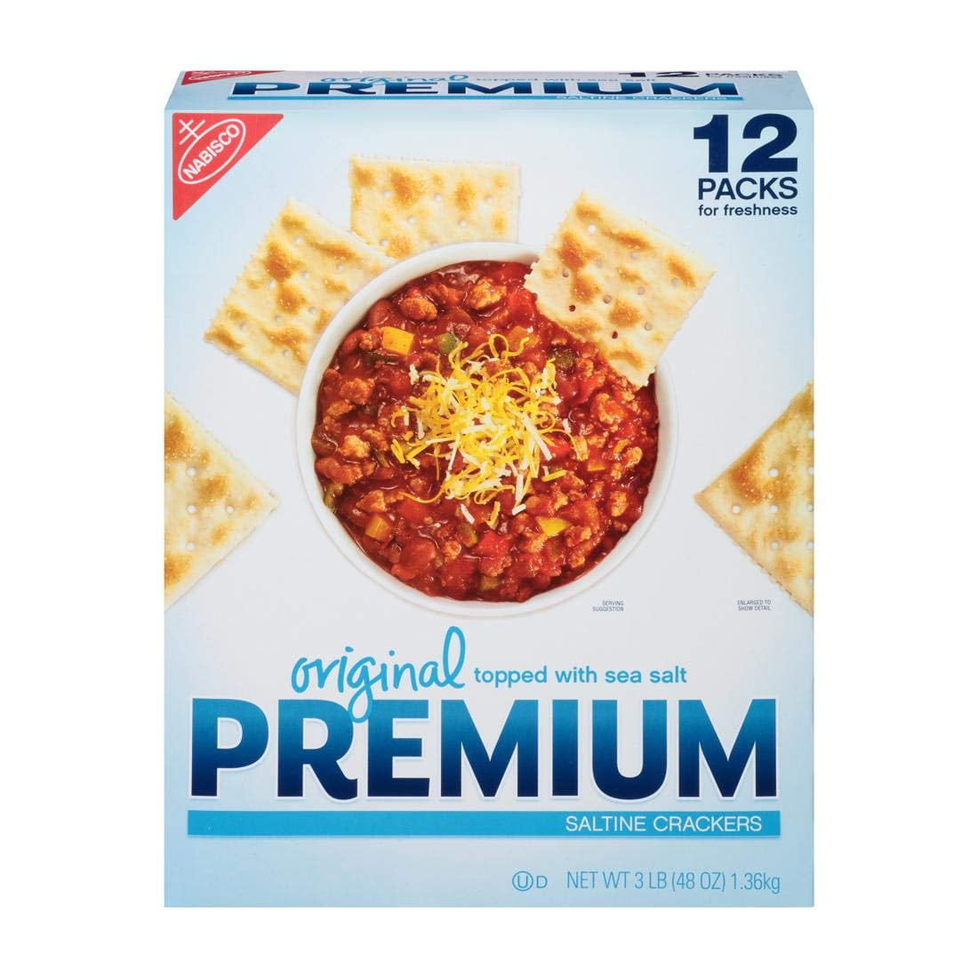 SCS Nabisco Premium Saltine Crackers - 3 Lb. Box - Walmart.com