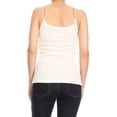 thumbnail image 3 of Womens Spaghetti Sequin Metal Chain Strap Camisole Tank Top, 3 of 7