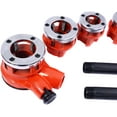 GOFLAME Ratchet Pipe Threader Kit Set Portable W/6 Dies and Case Gas