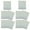 Silver, variant on NICERIO Plated Silver Self Adhesive Alphabet Stickers for DIY Decor on Smooth Surfaces Removable Without Glue Marks
