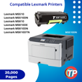 thumbnail image 2 of Cartouche de Toner Compatible Lexmark 50F1U00, 501U pour MS510, MS610 - 20K, 2 of 6