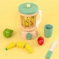 thumbnail image 1 of Children‘s Home Cooking Mini Kitchen Toy Girl Cooking Toy Simulation Wooden Tea Set Ice Cream Rack Bread Machine kitchen Toys, 1 of 7