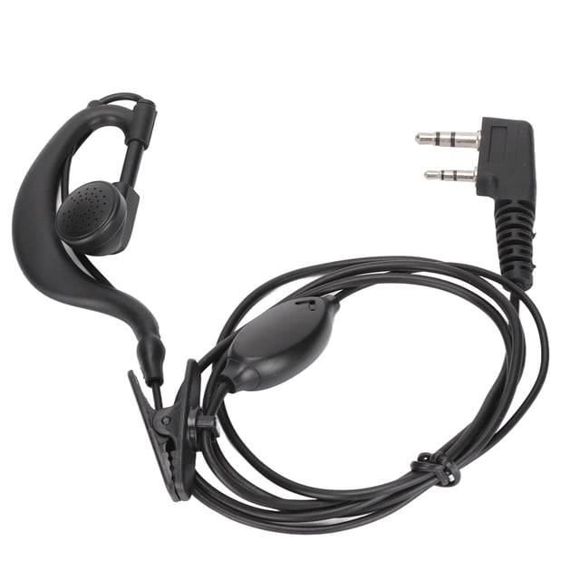 Walkie Walkie Talkie Auriculares de Radio de 2 Con Clip para La Interfaz Tk para BF-888S UV-5R