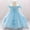 Blue, variant on TAIAOJING Girls Dress Baby Toddler Princess Bowknot Dresse Kids Casual Floral Sleeveless Clothing Party Party Dresses