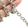 thumbnail image 2 of 6/8mm Stainless Steel Necklace Chain Silver S Ball Diy Hotsale 16"-60" Jewelry, 2 of 3