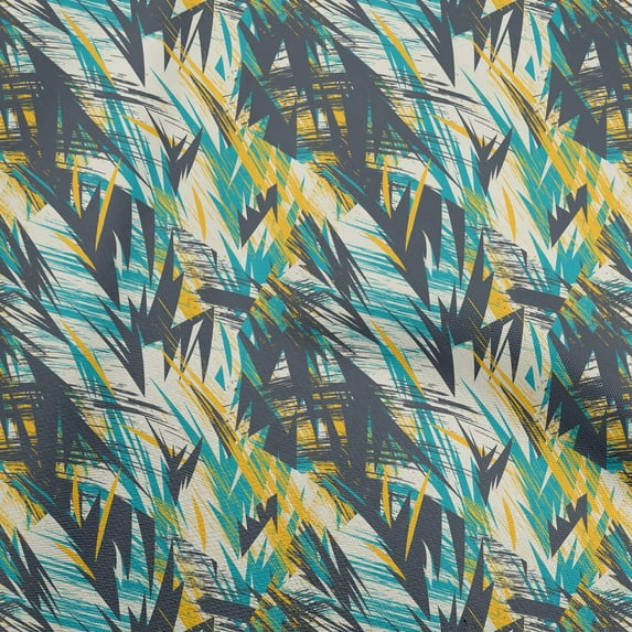 oneOone Viscose Chiffon Dark Gray Fabric Abstracts Diy Clothing Quilting Fabric Print Fabric By Yard 42 Inch Wide