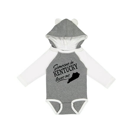 

Inktastic Someone in Kentucky Loves Me Gift Baby Boy or Baby Girl Long Sleeve Bodysuit